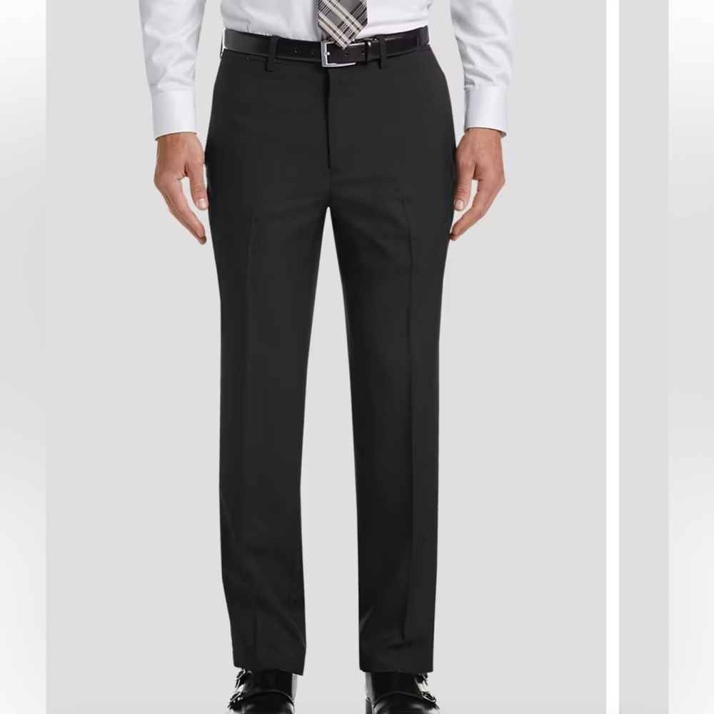 Haggar Classic Black Men's Dress Pants Tailored Fit Sz 30X30 NWOT
